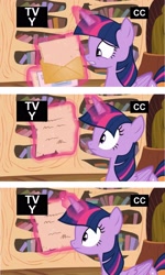 Size: 1920x3192 | Tagged: safe, derpibooru import, screencap, twilight sparkle, twilight sparkle (alicorn), alicorn, pony, three's a crowd, comic, female, letter, mare, solo