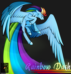 Size: 3273x3421 | Tagged: safe, artist:phoeberia, derpibooru import, rainbow dash, pegasus, pony, flying, large wings, solo