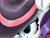 Size: 1024x769 | Tagged: safe, artist:feathershine1, rarity, pony, unicorn, rarity investigates, detective rarity, fedora, hat, solo