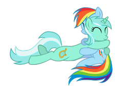 Size: 1100x800 | Tagged: safe, artist:tassadoul, derpibooru import, lyra heartstrings, rainbow dash, pegasus, pony, female, hug, lesbian, lyradash, shipping