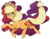 Size: 1024x790 | Tagged: safe, artist:amberswirl, applejack, earth pony, pony, looking back, running, solo