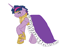 Size: 640x480 | Tagged: safe, artist:stagetechy1991, derpibooru import, dusk shine, prince dusk, twilight sparkle, twilight sparkle (alicorn), alicorn, armor, cape, clothes, rule 63, solo