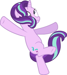 Size: 7077x7893 | Tagged: safe, artist:uigsyvigvusy, starlight glimmer, pony, unicorn, the last problem, absurd resolution, falling, female, mare, simple background, solo, transparent background, vector