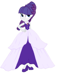 Size: 720x942 | Tagged: safe, artist:tsundra, rarity, equestria girls, alternate hairstyle, clothes, dress, princess, simple background, solo, transparent background