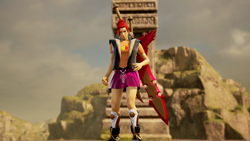 Size: 3840x2160 | Tagged: safe, sunset shimmer, better together, equestria girls, soul calibur, soul calibur vi, weapon