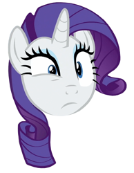 Size: 700x900 | Tagged: safe, screencap, rarity, pony, unicorn, spice up your life, floating head, reaction, reaction image