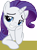 Size: 4578x6188 | Tagged: safe, rarity, pony, unicorn, the saddle row review, absurd resolution, grin, simple background, smiling, solo, transparent background, vector