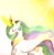 Size: 1924x1955 | Tagged: safe, artist:princessrosemcmitten, princess celestia, alicorn, pony, crepuscular rays, eyes closed, magic, solo, sunrise