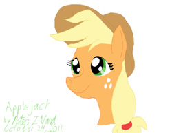 Size: 1100x850 | Tagged: safe, artist:stormfalcon, applejack, earth pony, pony, solo