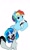 Size: 614x1024 | Tagged: safe, artist:urbanhoof, derpibooru import, dj pon-3, rainbow dash, vinyl scratch, pegasus, pony, unicorn, explicit source, glasses, vinyl disc