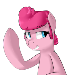 Size: 1600x1725 | Tagged: safe, artist:sourspot, pinkie pie, earth pony, pony, alternate hairstyle, pompadour, solo