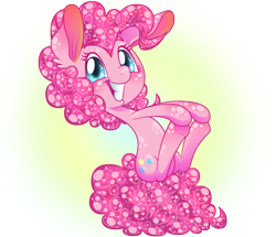 Size: 929x800 | Tagged: safe, artist:snowzahedghog, pinkie pie, earth pony, pony, female, mare, pink coat, pink mane, solo, tailchair