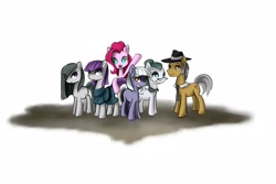 Size: 3500x2333 | Tagged: safe, artist:burnoid096, cloudy quartz, igneous rock pie, limestone pie, marble pie, maud pie, pinkie pie, earth pony, pony, family, family photo, pie family, pie sisters, quartzrock