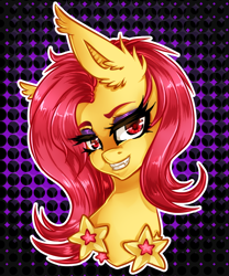 Size: 1000x1200 | Tagged: safe, artist:twigileia, fluttershy, flutterbat, race swap, solo