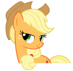 Size: 3864x3756 | Tagged: safe, artist:gretsch1962, applejack, earth pony, pony, simple background, solo, transparent background, vector