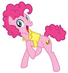 Size: 1024x1092 | Tagged: safe, artist:blah23z, cheese sandwich, pinkie pie, earth pony, pony, cheesepie, female, male, recolor, shipping, simple background, solo, straight, xk-class end-of-the-world scenario