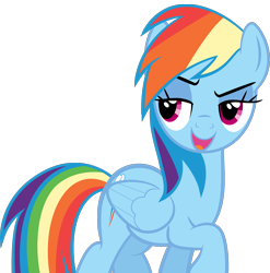 Size: 1956x1980 | Tagged: safe, artist:spellboundcanvas, derpibooru import, rainbow dash, pegasus, pony, simple background, solo, transparent background, vector