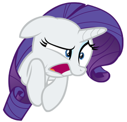 Size: 7300x7000 | Tagged: safe, artist:tardifice, rarity, pony, unicorn, rarity takes manehattan, absurd resolution, faic, open mouth, simple background, solo, transparent background, vector