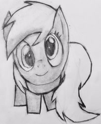 Size: 650x798 | Tagged: safe, artist:captainedwardteague, derpy hooves, pegasus, pony, solo, traditional art