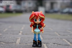 Size: 3872x2592 | Tagged: safe, artist:artofmagicpoland, derpibooru exclusive, sunset shimmer, equestria girls, doll, equestria girls minis, solo, toy