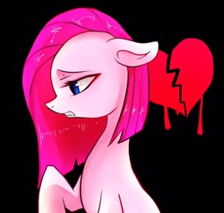 Size: 698x663 | Tagged: safe, artist:hosikawa, pinkie pie, earth pony, pony, heartbreak, pinkamena diane pie, pixiv, solo