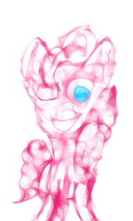 Size: 480x800 | Tagged: safe, artist:gallifreyanequine, pinkie pie, earth pony, pony, creepy, phone art