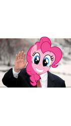 Size: 720x1280 | Tagged: safe, pinkie pie, earth pony, pony, china, president, pun, visual pun, xi jinping, 中华人民共和国