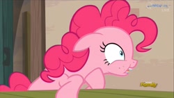 Size: 1433x806 | Tagged: safe, screencap, pinkie pie, earth pony, pony, the cutie map, face, solo