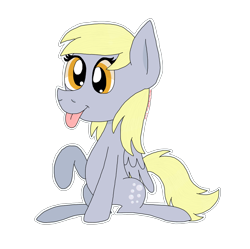 Size: 1024x1019 | Tagged: safe, artist:spiderfingers15, derpy hooves, pegasus, pony, simple background, solo, transparent background