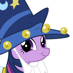 Size: 438x438 | Tagged: safe, artist:gratlofatic, derpibooru import, edit, star swirl the bearded, twilight sparkle, clothes, costume, hat, robe, solo, twiface, wizard, wrong neighborhood