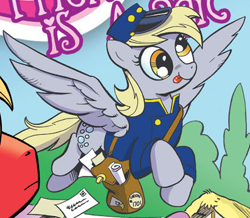 Size: 410x357 | Tagged: safe, idw, big macintosh, derpy hooves, spoiler:comic, spoiler:comic09