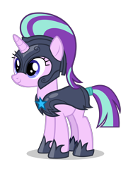 Size: 3000x4000 | Tagged: artist needed, source needed, safe, starlight glimmer, pony, unicorn, alternate hairstyle, armor, female, guardsmare, hoof shoes, mare, royal guard, simple background, smiling, solo, transparent background, vector