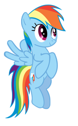 Size: 3000x4842 | Tagged: safe, artist:dantesgrill, derpibooru import, rainbow dash, pegasus, pony, simple background, solo, transparent background, vector