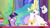 Size: 1280x722 | Tagged: safe, edit, edited screencap, screencap, princess celestia, rarity, twilight sparkle, twilight sparkle (alicorn), alicorn, pony, unicorn, no second prances, discovery family logo, female, mare, meme, nervous, rariball, twilight's castle