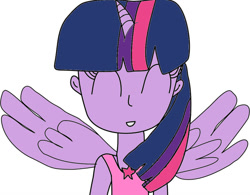 Size: 1011x790 | Tagged: safe, artist:appuljack, derpibooru import, twilight sparkle, twilight sparkle (alicorn), alicorn, human, clothes, cute, horned humanization, humanized, necklace, pony coloring, smiling, solo, tanktop, winged humanization