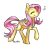 Size: 900x841 | Tagged: safe, artist:moenkin, fluttershy, pegasus, pony, eyes closed, happy, simple background, solo, transparent background, walking