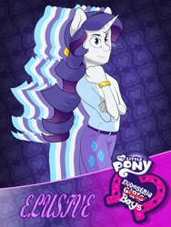 Size: 3000x4000 | Tagged: safe, artist:php37, elusive, rarity, equestria girls, equestria guys, horn, male, ponied up, rule 63, solo