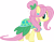 Size: 6000x4709 | Tagged: safe, artist:slb94, fluttershy, pegasus, pony, absurd resolution, clothes, dress, simple background, solo, transparent background, vector