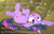 Size: 588x377 | Tagged: safe, derpibooru import, edit, edited screencap, screencap, twilight sparkle, eagle, feeling pinkie keen, circling stars, insane pony thread, solo, that friggen eagle, wall eyed