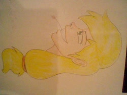 Size: 640x480 | Tagged: safe, artist:rainbowdash-swag, applejack, human, humanized, traditional art