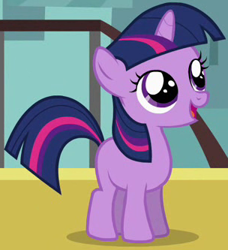 Size: 304x333 | Tagged: safe, derpibooru import, screencap, twilight sparkle, unicorn twilight, pony, unicorn, a canterlot wedding, cute, female, filly, filly twilight sparkle, foal, outfit catalog, solo, twiabetes, younger