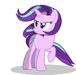 Size: 4299x4272 | Tagged: safe, artist:duskyzombie, starlight glimmer, pony, unicorn, female, mare, simple background, solo, transparent background, vector