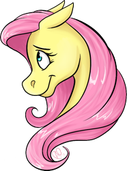 Size: 570x765 | Tagged: safe, artist:arorixlights, fluttershy, pegasus, pony, female, mare, pink mane, solo, yellow coat