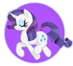 Size: 618x558 | Tagged: safe, artist:xxthatsmytypexx, rarity, pony, unicorn, female, horn, mare, purple mane, solo, walking, white coat