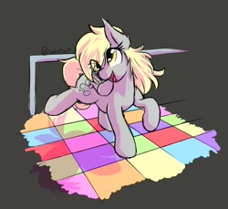 Size: 1200x1100 | Tagged: safe, artist:solarbutt, derpy hooves, pegasus, pony, cute, dancing, derpabetes, female, mare, open mouth