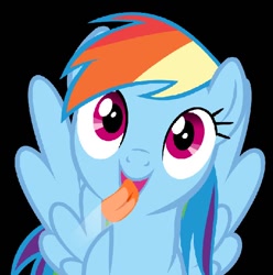 Size: 550x554 | Tagged: safe, derpibooru import, rainbow dash, pegasus, pony, cute, dashabetes, silly, silly pony