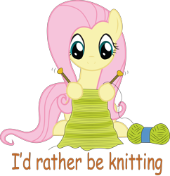 Size: 5357x5534 | Tagged: safe, artist:swivel-zimber, fluttershy, pegasus, pony, absurd resolution, knitting, simple background, sitting, solo, transparent background, vector, yarn
