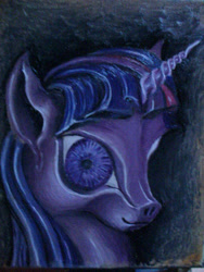 Size: 480x640 | Tagged: safe, artist:silver-fluffenbuns, derpibooru import, twilight sparkle, solo, traditional art