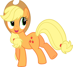 Size: 6642x6081 | Tagged: safe, artist:slb94, applejack, earth pony, pony, absurd resolution, plot, simple background, solo, transparent background, vector