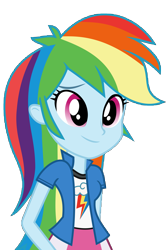 Size: 9129x13754 | Tagged: safe, artist:luckreza8, derpibooru import, rainbow dash, equestria girls, friendship games, .svg available, absurd resolution, clothes, cute, dashabetes, inkscape, simple background, skirt, smiling, solo, transparent background, vector